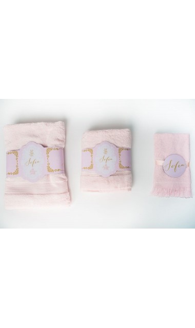 Trusou de botez brodat pentru fetite cu printese, Once upon a time 22